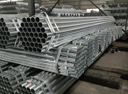 Galvanised Metal Scaffold Tube 6m Length  245N/mm2 3.2 thickness steel pipe