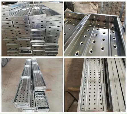 Durable Steel Deck For Scaffolding Hot Dip Galvanized Surface