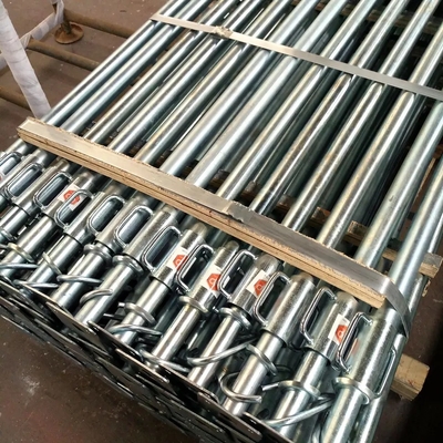 Supportive Silver Adjustable Steel Prop For Container Packaging And Support