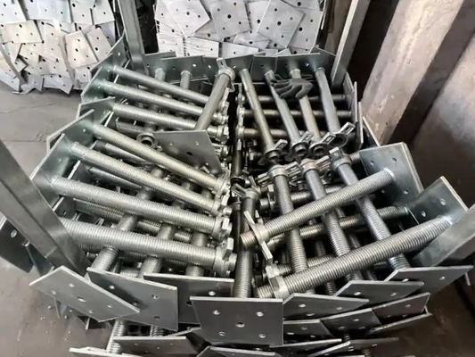 Steel Base Jack Scaffolding MOQ 1000 Product for Building
