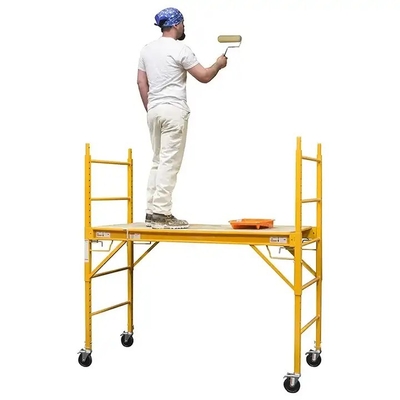 Telescopic Andamio Indoor Metal Portable Baker Scaffolding With Adjustable Casters
