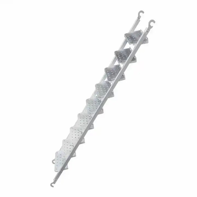 150kg Load Capacity Scaffolding Mounting Ladders Step Width 50cm