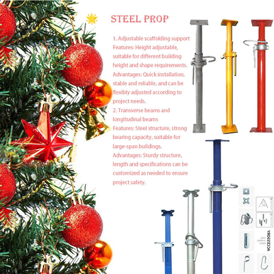 Adjustable Steel Prop Scaffolding Metal Props Construction Q235 Propssupport Props