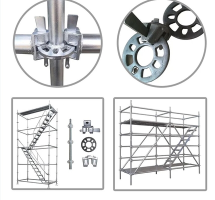 Aluminum Ringlock Scaffolding Standard Components for Locking Scaffolding