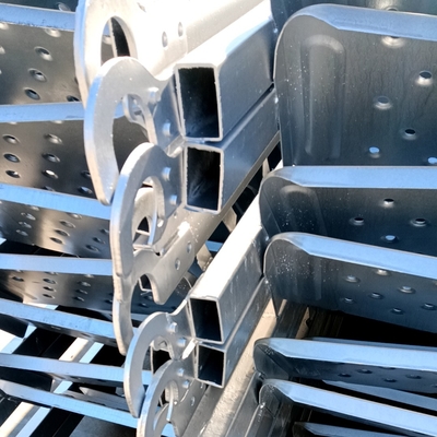 150kg Load Capacity Scaffolding Mounting Ladders Step Width 50cm