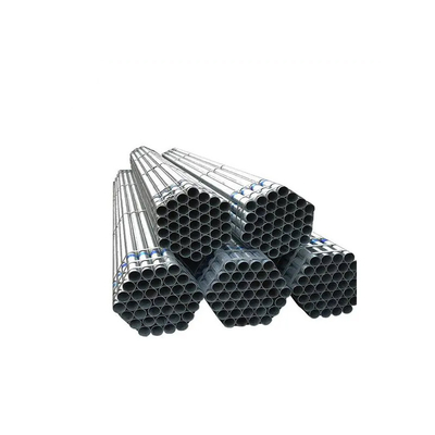 Hot Dipped Galvanized Round Steel Pipe Pre GI Steel Pipe Welded Galvanised Coating Metal Tube For Scaffolding Structural