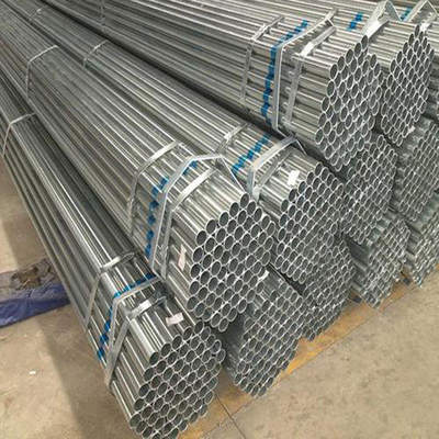 Hot Dipped Galvanized Round Steel Pipe Pre GI Steel Pipe Welded Galvanised Coating Metal Tube For Scaffolding Structural