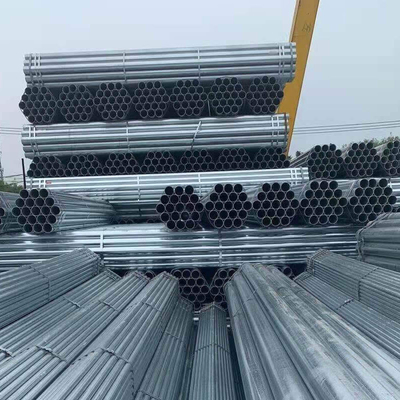Hot Dipped Galvanized Round Steel Pipe Pre GI Steel Pipe Welded Galvanised Coating Metal Tube For Scaffolding Structural