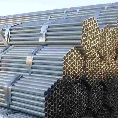 Hot Dipped Galvanized Round Steel Pipe Pre GI Steel Pipe Welded Galvanised Coating Metal Tube For Scaffolding Structural
