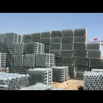 Galvanized Q235 Steel Hot Dip Galvanzied Ringlock / Steel Ringlock Scaffolding for Architecture