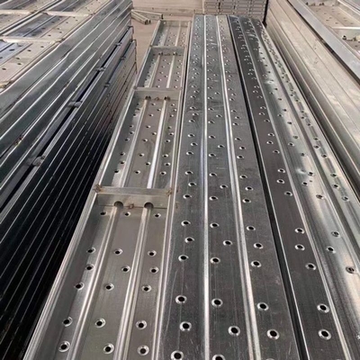 Customized Silver Galvanized Strong Scaffolding Frame Steel Planks for Construction Industry