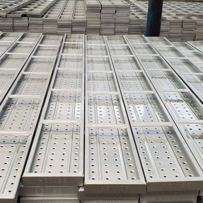 Customized Silver Galvanized Strong Scaffolding Frame Steel Planks for Construction Industry