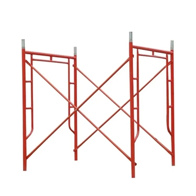 High Load Capacity Q235 Steel Frame System Scaffolding For Quick Assembly