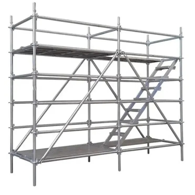 Q235 Steel Frame System Scaffolding for Heavy Loads and Durability