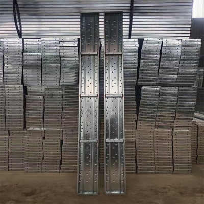Pre-Galvanized Scaffold Platform Durable Steel Plank Q235 Metal Board