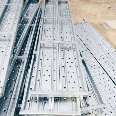 Pre-Galvanized Scaffold Platform Durable Steel Plank Q235 Metal Board