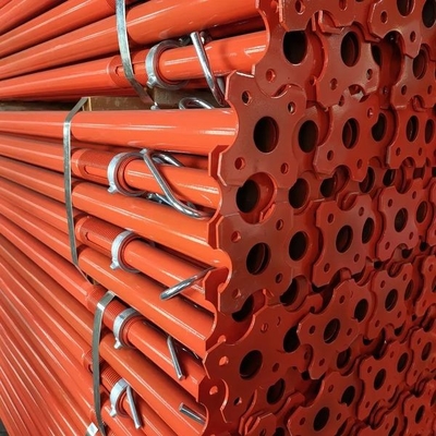 Construction Formwork Heavy 4.5M High E-galvanized OD48.3*2.8mm Thickness Acro Jacks