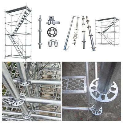 Heavy-Duty Ringlock Scaffolding System Standard Ledger Cross Brace