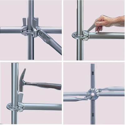 Heavy Duty Painted Hardware Scaffolding Accessories 3M Steel Ringlock