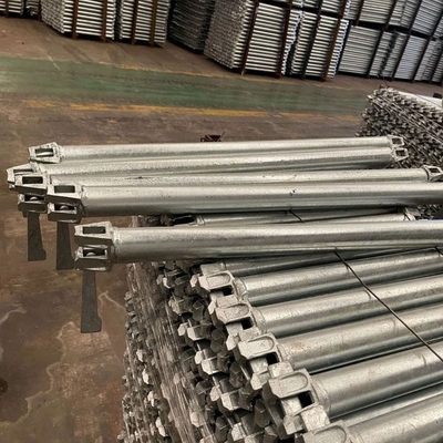 Quick Lock Scaffolding System Layher Steel Ringlock Ledger For Construction Building