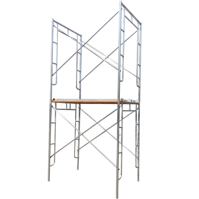 Construction Platform Modular Scaffolding Access Painted Walk Thru Frame