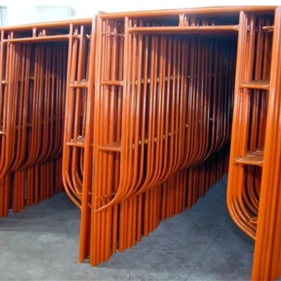 Durable HDG H Frame Scaffolding System Q235 Q355B BJlock Walk Through Frame
