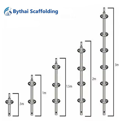 Construction Materials Scaffold EN12811 Ringlock Set Vertical Standard Horizonal Ledger