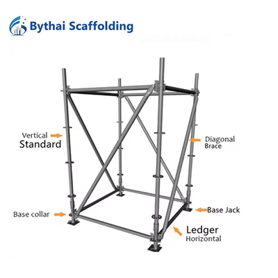 Construction Materials Scaffold EN12811 Ringlock Set Vertical Standard Horizonal Ledger