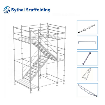 Strength Hot-dip Galvanized Ring Lock System Scaffolding For Oil & Gas Project