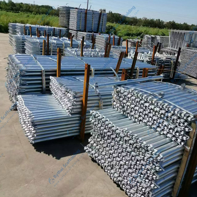 48.3x3.25mm Ledger Size Ringlock Wedge Lock Scaffolding System With Eco-Friendly Design