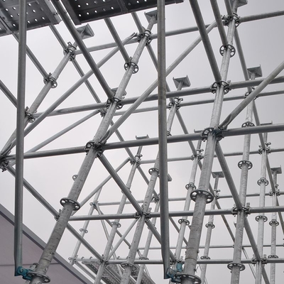 Customized 48.3mm Ringlock System Scaffold Durable for Bridge Construction