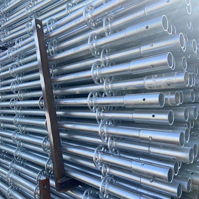 Galvanized Q235 1.5m EN12811 Pin Lock Scaffold with Quick Assembly Max Height 30m