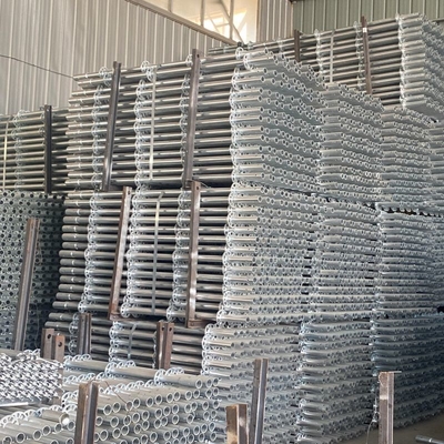 Galvanized Q235 1.5m EN12811 Pin Lock Scaffold with Quick Assembly Max Height 30m