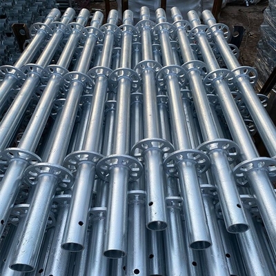Galvanized Q355 1.5m EN12811 Scaffolding Ringlock Standard Rosette System