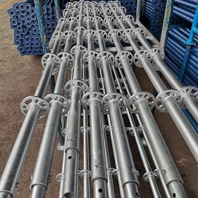 Galvanized 48.3mm 2m Layher Ring Lock Scaffolding Quick Locking Assembly Type OEM Service