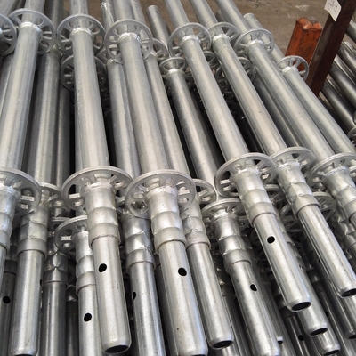 Scaffolding 4 Ring 9'9" Long Ringlock Standard Vertical Post EN12811 Q355 Q235 Hot Dip Galvanized