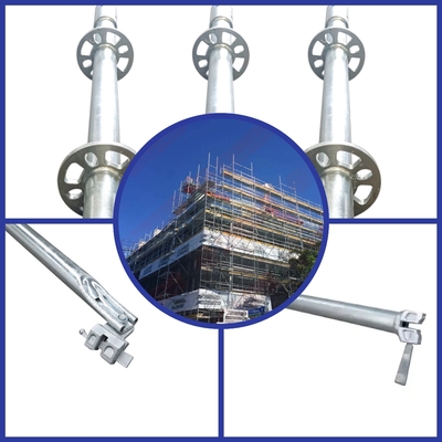 Construction Materials Scaffold EN12811 Ringlock Set Vertical Standard Horizonal Ledger
