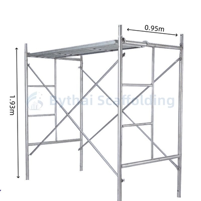 1000kg Load Capacity Scaffold Steel Double H Type Mason Frame with Easy Assembly and BS Certification