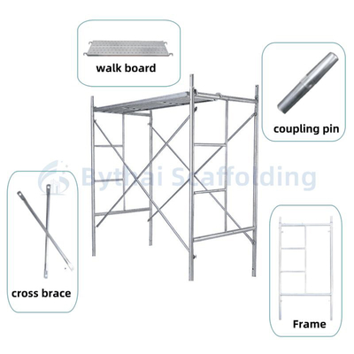 Construction Tools Scaffolding Equipment Metal Frame System Accessories For High Rise