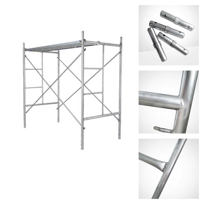Fabricated Modular Scaffold Double H Type Step Ladder Frame Mason System