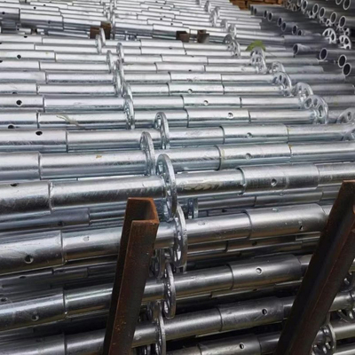 Q235 Hot-Dipped Galvanized Scaffolding Steel Ringlock Standard for Sale