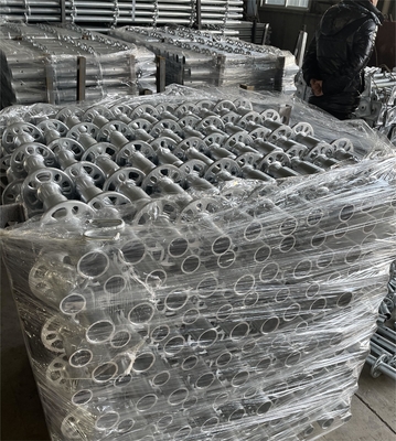 Durable 2.75mm Thick Q355 48.3mm Hot Dipped Galvanized Ringlock Scaffolding