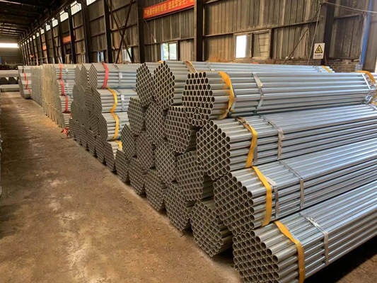 6.4kg/m Galvanised Metal Scaffold Tube with 420N/mm2 3.2 thickness steel pipe
