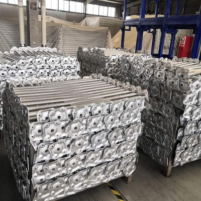 Adjustable Silver Steel Base Jack Scaffolding for Corrosion Resistance