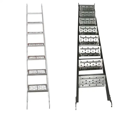 Sturdy Scaffolding Ladders with Aluminum/HDG 30cm Step Height