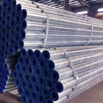Hot Dipped Galvanized Round Steel Pipe Pre GI Steel Pipe Welded Galvanised Coating Metal Tube For Scaffolding Structural