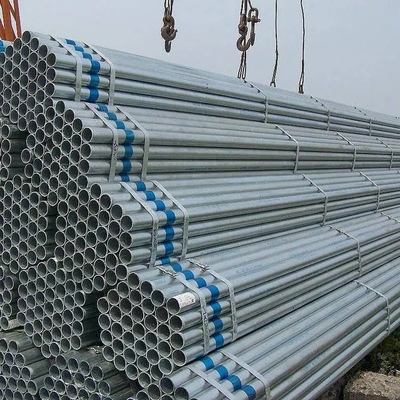 Pre-Galvanized Round Scaffolding Tubes Bs1139 Galvanized Steel Pipe Carbon