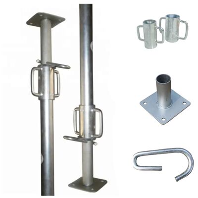 Scaffolding Silver Adjustable Steel Prop with Simple Design Support Function
