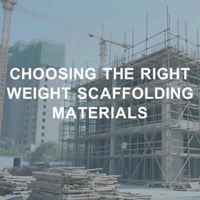 Choosing the Right Lightweight Scaffolding Materials