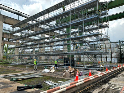 Boost Efficiency in Commercial Construction with Ringlock Scaffolding